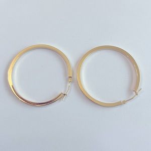 14k Gold Hoops